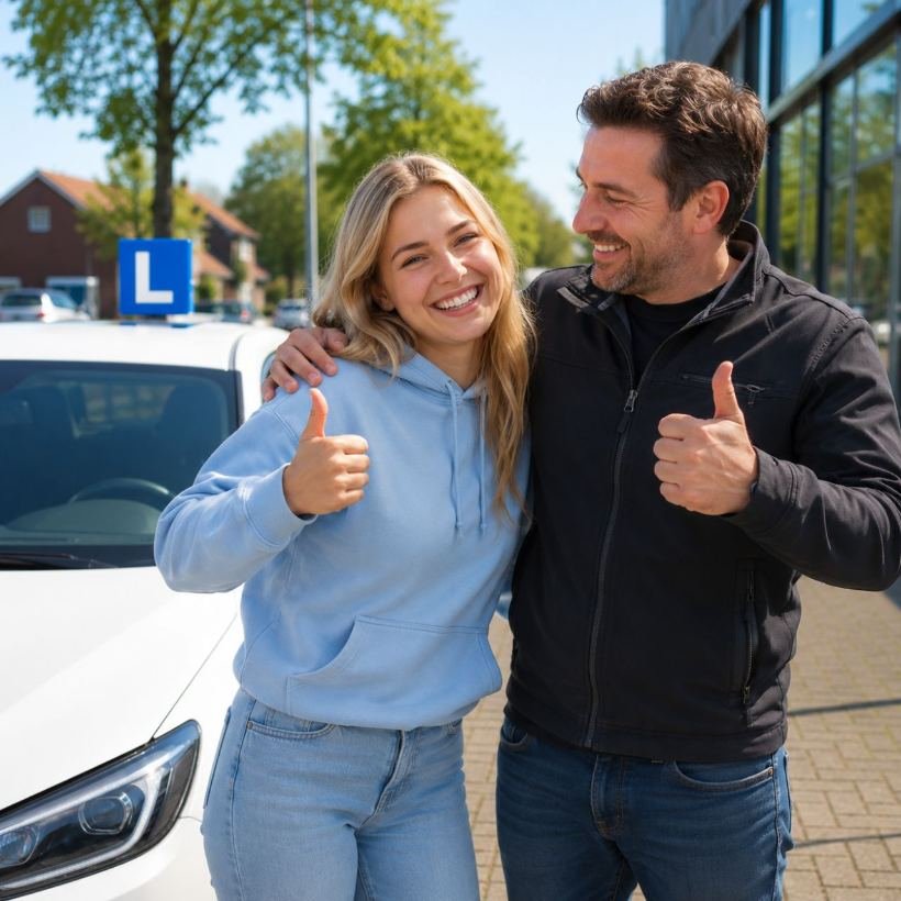 Leerling met instructeur